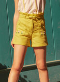 Shorts gialli LASHORETTE / 24H2PFI1SHO116