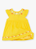 Abito e bloomer abbinato giallo neonata TYGLORIA / 20E1BFZ2ROB102