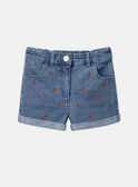 Shorts di jeans a cuoricini KLAKETTE / 24E2PFN1SHOP269