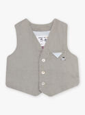 Gilet da cerimonia verde salvia neonato CYBERNARD / 22E1BG11VSMG610