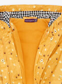 Parka 2 in 1 giallo con cappuccio ZUANAELLE / 21E1BFM1IMPB114