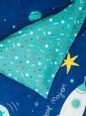Lenzuolo/parure da letto verde e navy ROFUSEETC / 19EZENX4PLCC204
