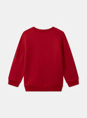 Red SWEAT SHIRT MOSKIPAGE / 25E3PGJ1SWE050