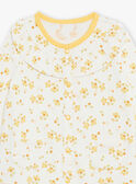 Tutina écru con stampa a fiori FECRISTAL / 23E5BF22GRE001
