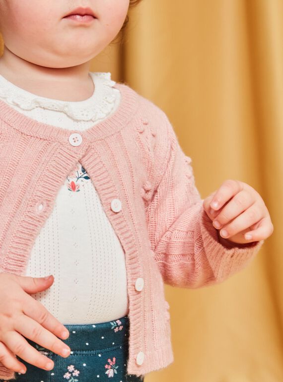 Cardigan a maniche lunghe con maglia traforata DATAMY / 22H1BFZ1CAR301