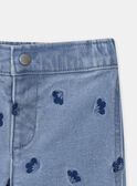 Pantaloni con ricamo a fiori MADIANE / 25E1BF81PANP272