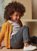 Jeans denim paperbag e cintura a righe bambina CLODETTE2 / 22E2PFF1JEAK004