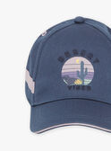 Cappellino blu e lilla con motivo deserto FLACAPAGE / 23E4PGO1CHA714