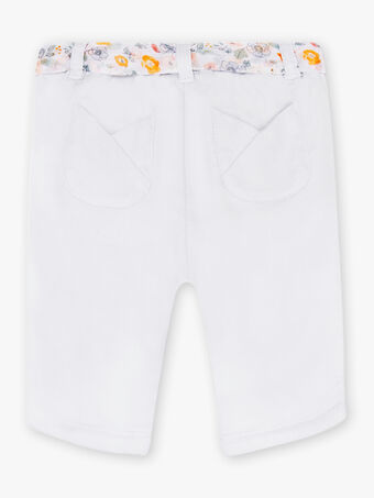 Pantaloni piqué lilla e cintura con stampa neonata CYASTRID / 22E1BF11PCOH700