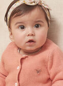Cardigan rosa cipria in maglia LOANA / 24H0CF11CARD327