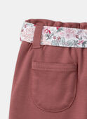Pantaloni con cintura floreale LANINI / 24H1BFQ1PAN709