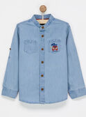 Greyish blue Shirt NIBORIAGE / 18E3PGI1CHM205