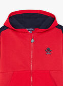 Felpa con cappuccio bicolore FEGILAGE / 23E3PGB1GIL506