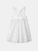 Abito in tulle con fiori ricamati MRELEFETTE / 25E2PFL3ROB001