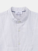 Camicia a righe con ricamo KREBICAGE / 24E3PGL2CHM000