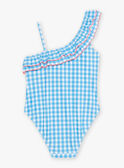 Costume intero a quadri bambina CLIRETTE / 22E4PFO4D4K001
