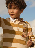 Polo a righe con skateboard MADOAGE / 25E3PG71POL812