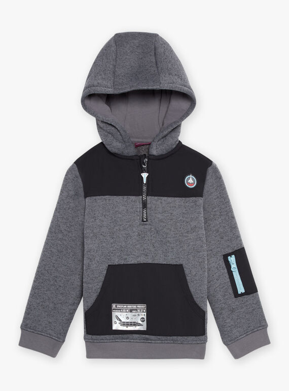 Cardigan con cappuccio e motivo razzo DUPOLAGE / 22H3PGZ1SWEJ908