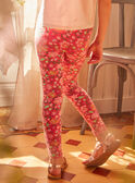 Leggings rosa con motivi floreali KLELEGETTE / 24E2PFO1LGD318