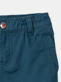 Pantaloni blu petrolio LARAPAGE / 24H3PGR1PAN714