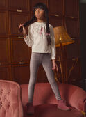 T-shirt con unicorno e fiori LADISHETTE / 24H2PFQ1TML001