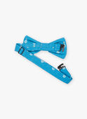 Papillon blu in raso con stampa fantasia FREPAPAGE / 23E4PGI1NOEC218