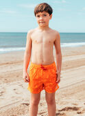 Shorts da bagno arancioni con motivo magico  MRUMOUAGE / 25E4PGC7MAIE405