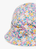 Cappello ecrù con stampa a fiori FASOLINE / 23E4BFS1CHA001