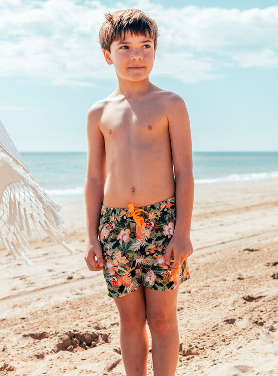 Shorts da bagno con stampa giungla MRUFEUYAGE / 25E4PGCAMAI633