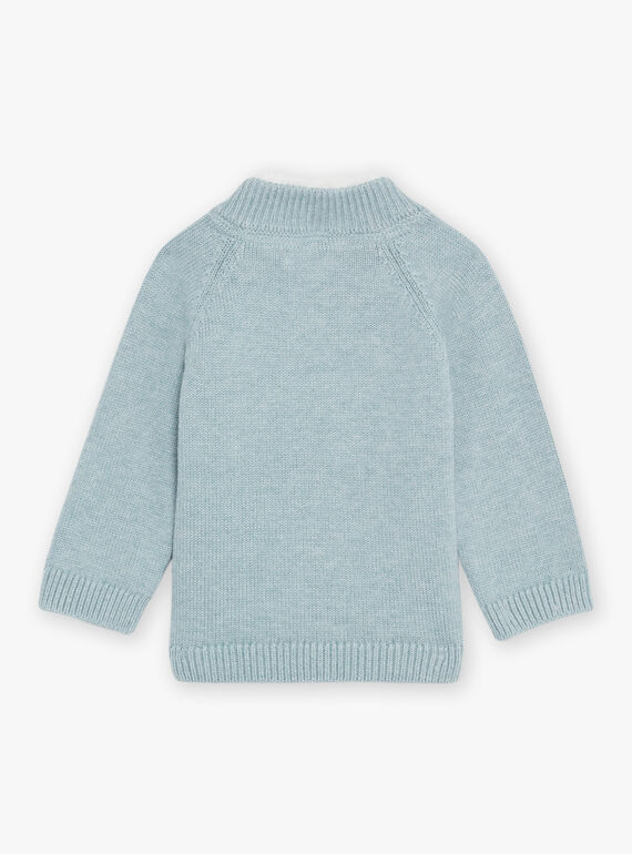 Maglia turchese medio DAUGO / 22H1BGZ2PUL219