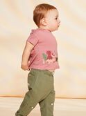 T-shirt rosa con motivo animali FAGABRIEL / 23E1BGD2TMCD332