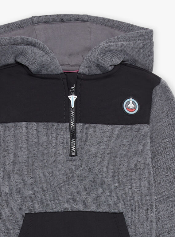 Cardigan con cappuccio e motivo razzo DUPOLAGE / 22H3PGZ1SWEJ908