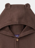 Cardigan con cappuccio e orecchie da orsetto LAFAREL / 24H1BGK1GIL815