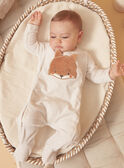 Tutina beige melange in velluto LONNIE / 24H0NG11GREA011
