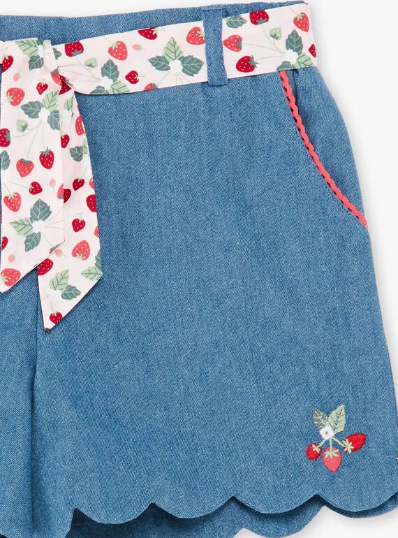 Shorts denim con cintura ZONORETTE / 21E2PFJ1SHOP269