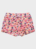 Shorts rosa con motivi RUVASETTE / 19E4PFN1SDB001