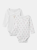White BODYSUIT MONET / 25E0NM12BOD000