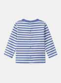 T-shirt a maniche lunghe a righe MACAMEL / 25E1BG82TMLC208