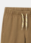 Pantaloni in felpa color marron glacé KOLOSAGE / 24E3PGD1CFPI806