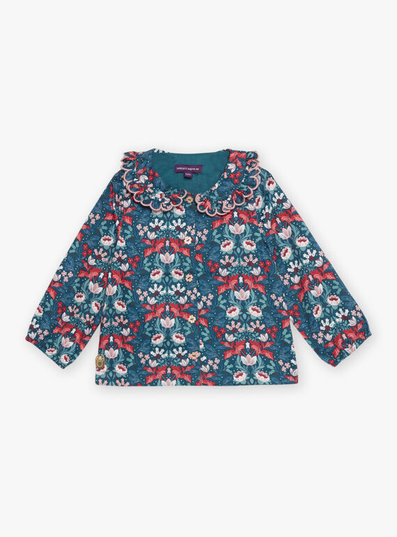 Camicia in twill con stampa a fiori DATAHINA / 22H1BFZ1CHEG633