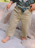 Pantaloni beige in twill GACERISE / 23H1BF81PAN626