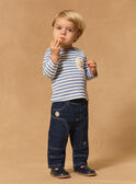 T-shirt a maniche lunghe a righe MACAMEL / 25E1BG82TMLC208