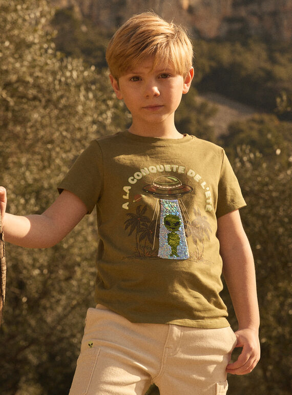 T-shirt extraterrestre MLEOVNAGE / 25E3PGO3TMC604