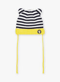 Berretto in maglia navy con orecchie 3D e stampa a righe FILAYNE / 23E4BG52BON070