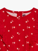 Tutina rossa con stampa stella 22E1BFP1CBL050