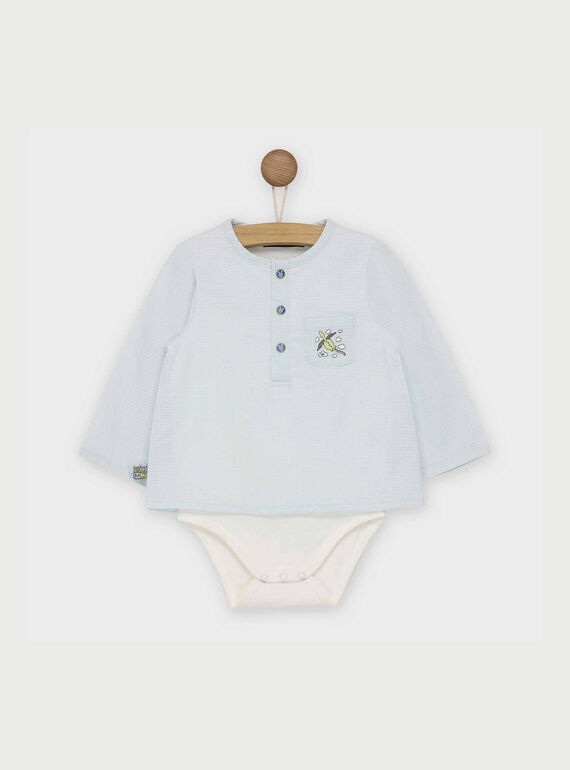 Body a camicia blu RAARTHUR / 19E1BG21BOD213
