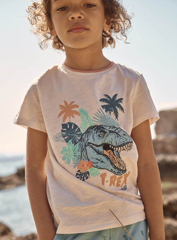 T-shirt con motivo dinosauro FLUREXAGE / 23E3PGQ1TMCA006