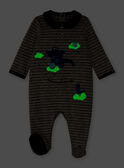 Tutina grigia e navy neonato VELANCELEX / 20H5BG39GREJ920