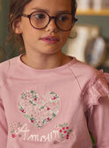 T-shirt rosa amore LADITETTE / 24H2PFQ2TMLD329