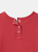 Red TEE SHIRT SS MOTISHETTE / 25E2PFJ2TMCF507